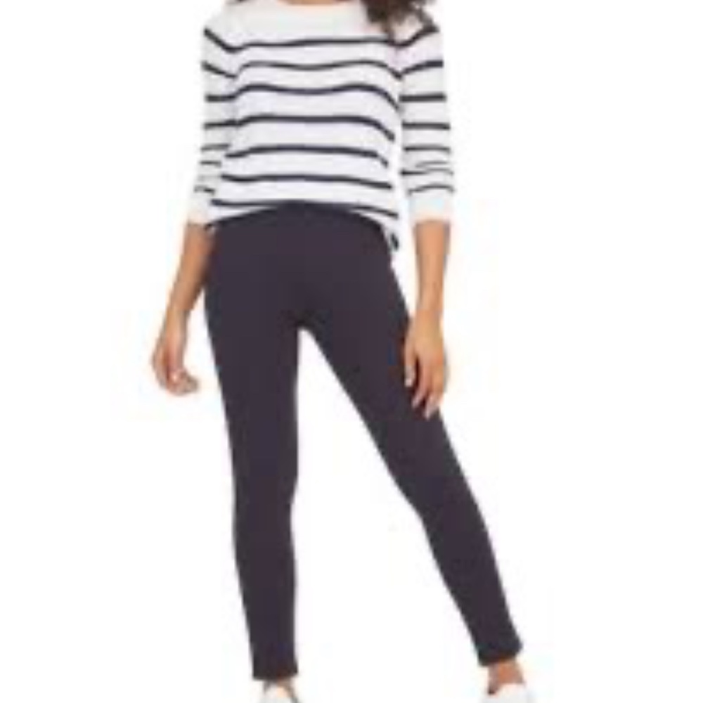 Spanx Black The Perfect Pant Pull On High‎ Waist Skinny Pants Sz S